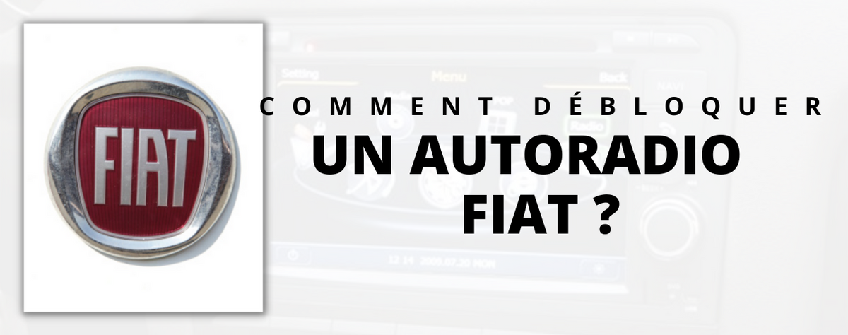 How to unlock the car radio of a Fiat 500?, radio-shop