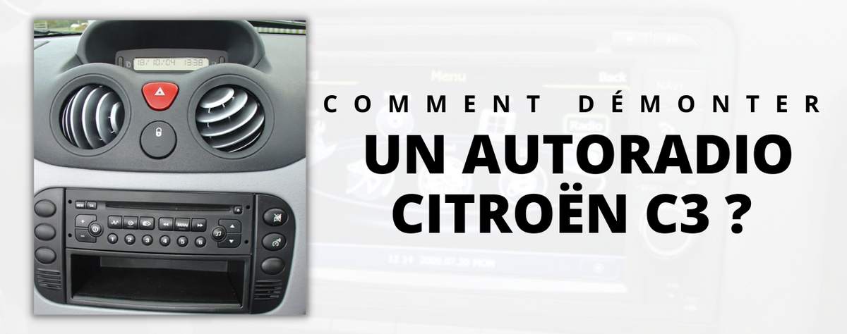 Autoradio Citroën C3 - Équipement auto