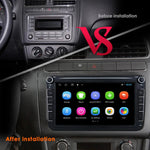 2 Din Android Car Radio GPS For VW / Volkswagen Skoda Octavia golf 5 6 touran passat B6 polo Jetta 2Din AutoRadio Multimedia RDS