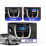 Autoradio Android 10.0 GPS <br/> 207 2007-2013-autoradio-boutique