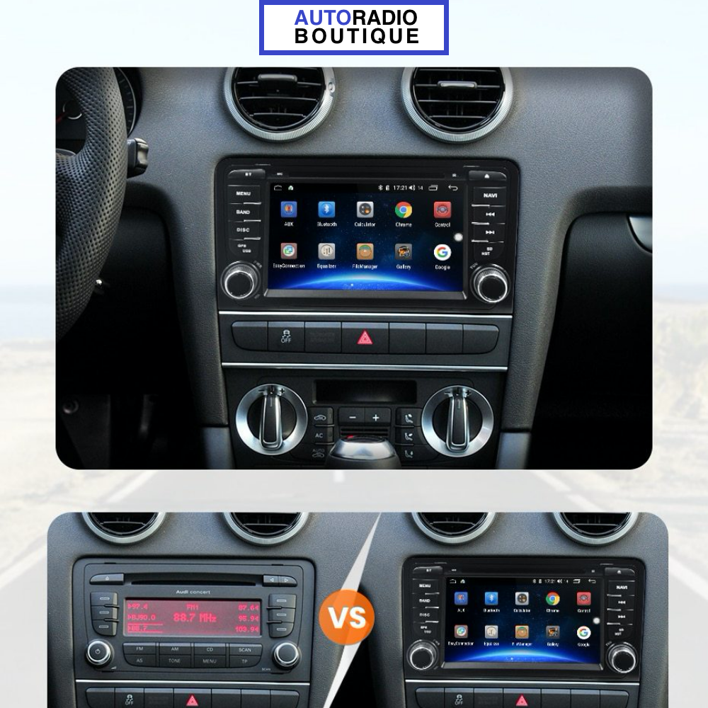 Autoradio Android 10.0 GPS pour Audi A3