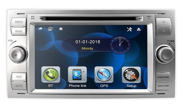Autoradio Android 10.0 GPS pour Fiesta, autoradio-boutique