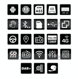 Autoradio Android 10.0 GPS <br/> pour Seat Alhambra 2010-2016-autoradio-boutique