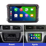 Autoradio Carplay GPS Android 10.0 pour Superb 2008-2012-autoradio-boutique