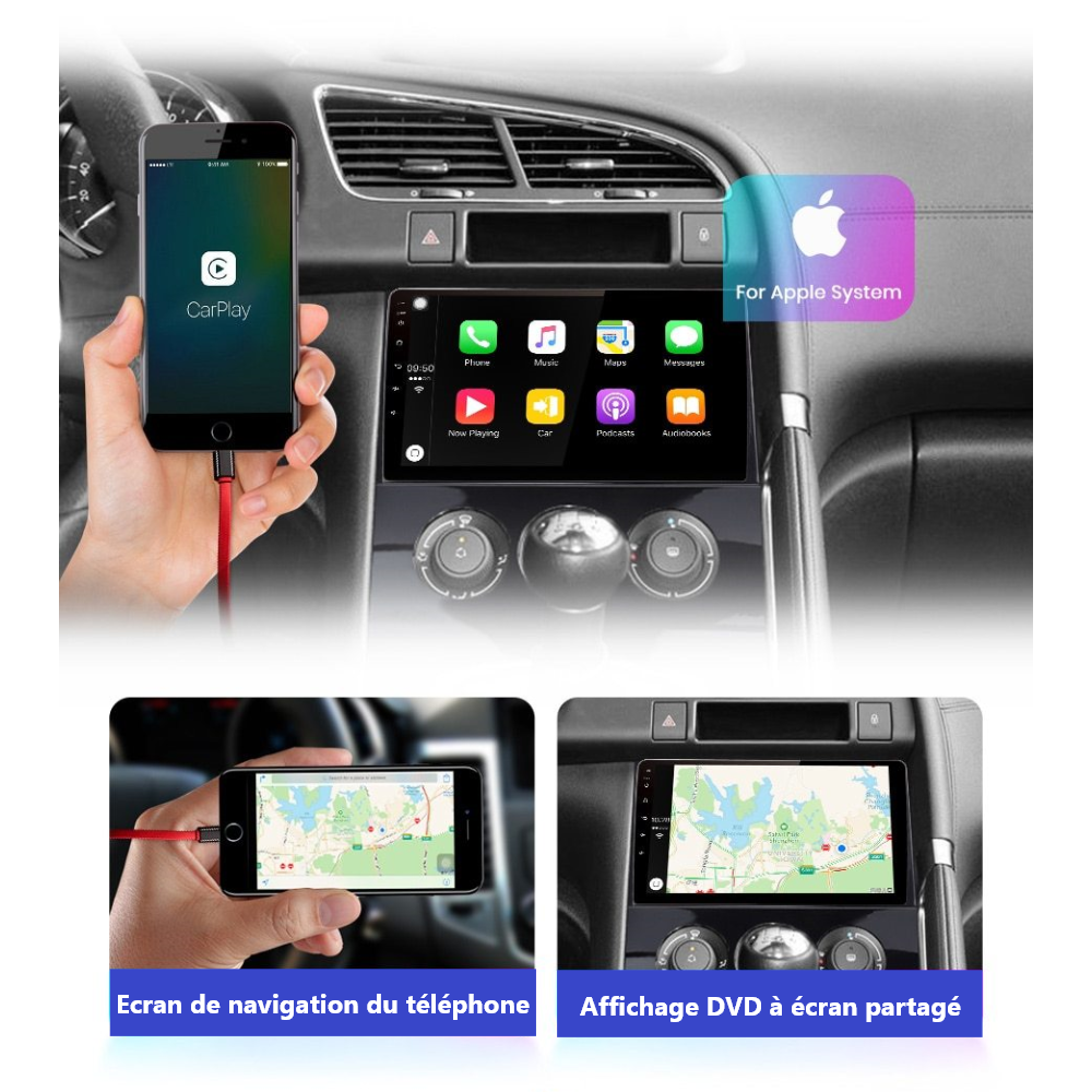 Android 10.0 GPS car radio for Peugeot 3008, radio-shop