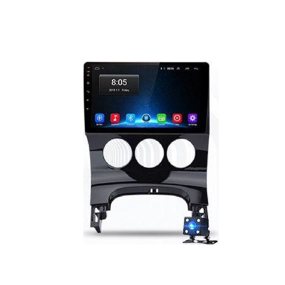  Android 9.0 Double Din Car Stereo for Peugeot 301 2014