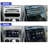 Autoradio GPS Android 10.0 <br/> 308 Noir ou Argent (2007-2013)-autoradio-boutique