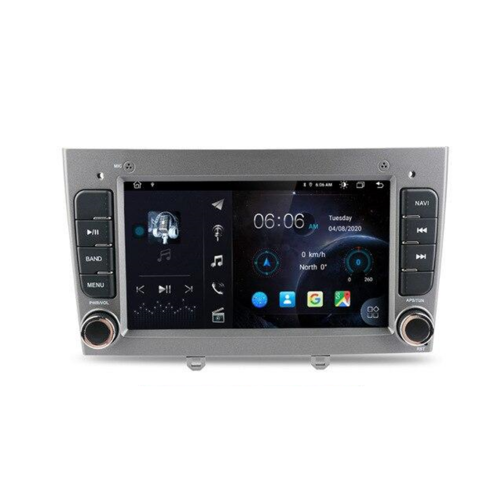 Autoradio GPS Android 10.0 308 Noir ou Argent (2007-2013)