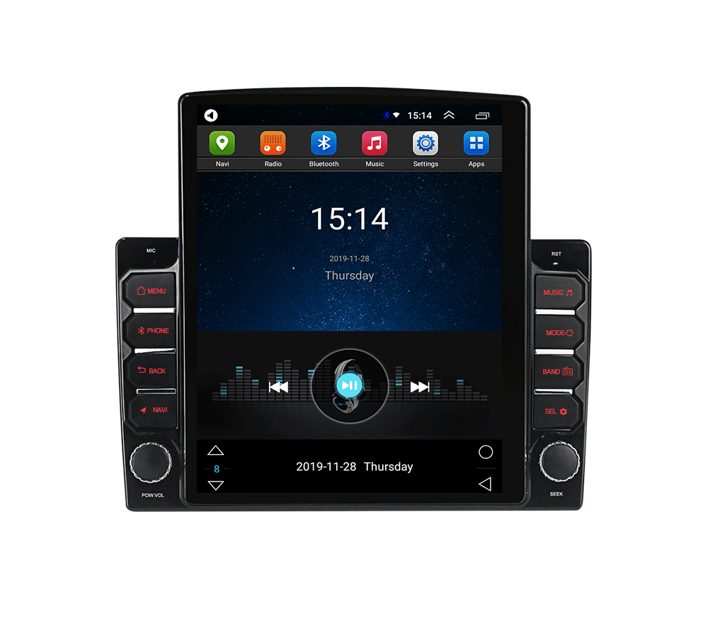 Autoradio 2 din Android 11 pour Hyundai Santa 2006-2012 avec 9.7 Pouces  Écran Tactile Autoradio
