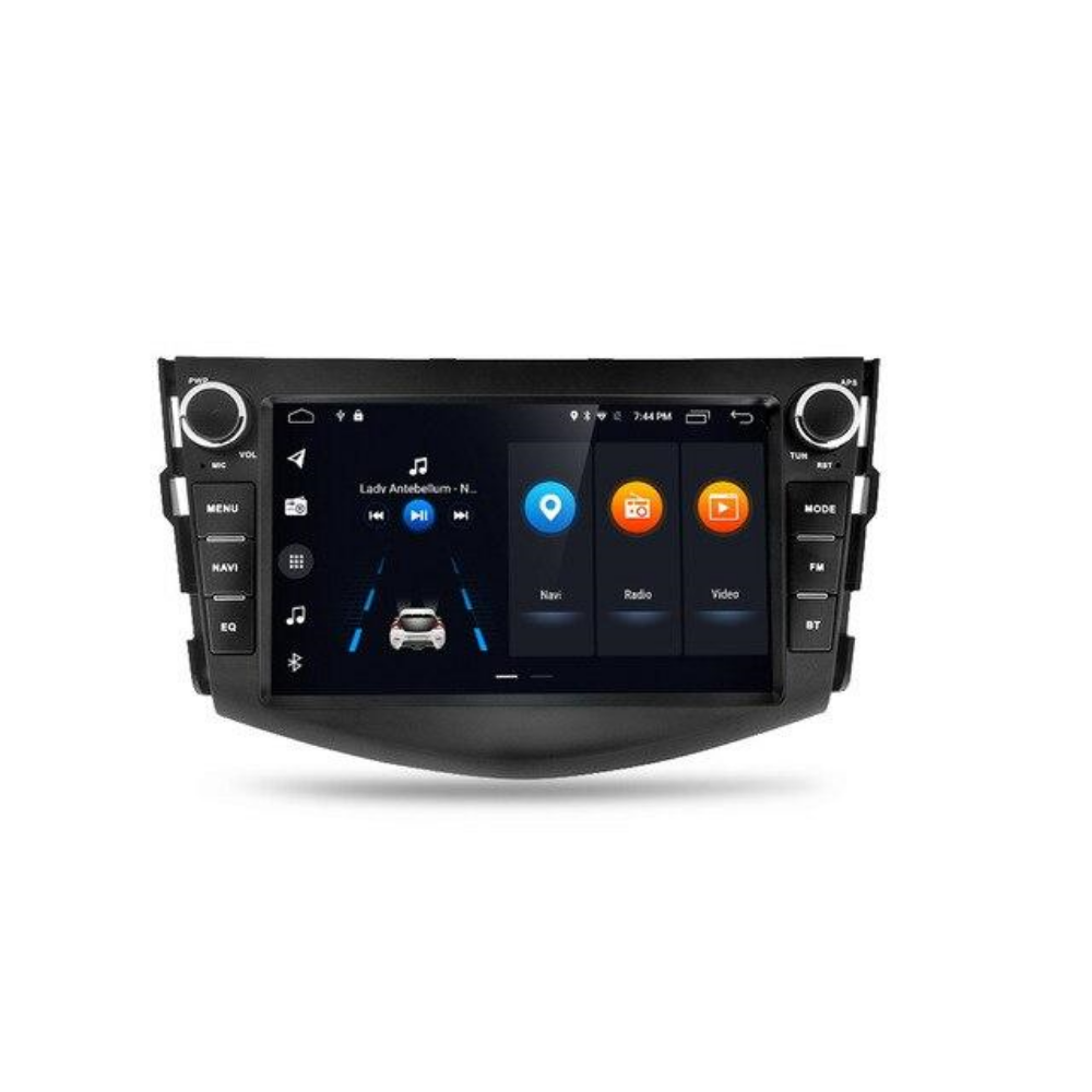 Autoradio 2 Din 9 Pollici Android 13 Con Wireless Carplay E Android Auto Per Toyota RAV4 2007-2012, 4G+64G, GPS, WiFi, Bluetooth, FM, Retrovisore AHD E Comandi Al Volante