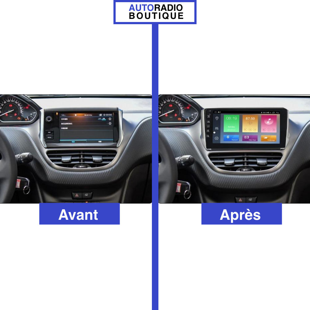 Multimedia GPS car radio for 208, radio-shop