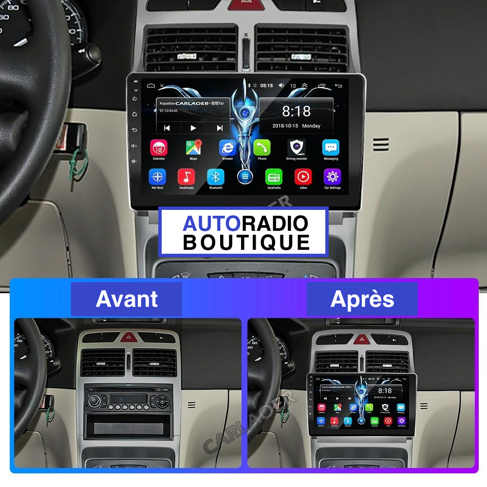 Autoradio GPS Peugeot 307: Modularité et polyvalence - www