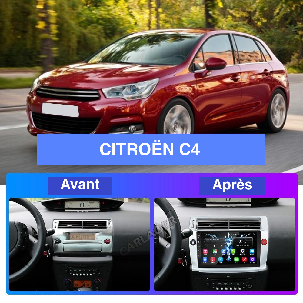 Autoradio GPS Multimedia modèle Citroën C4, autoradio-boutique