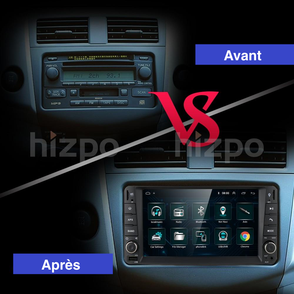 Autoradio Android 10.0 GPS <br/> Hilux (2001-2011)