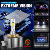 2x Ampoules LED D5S 6500K 130W 90000LM