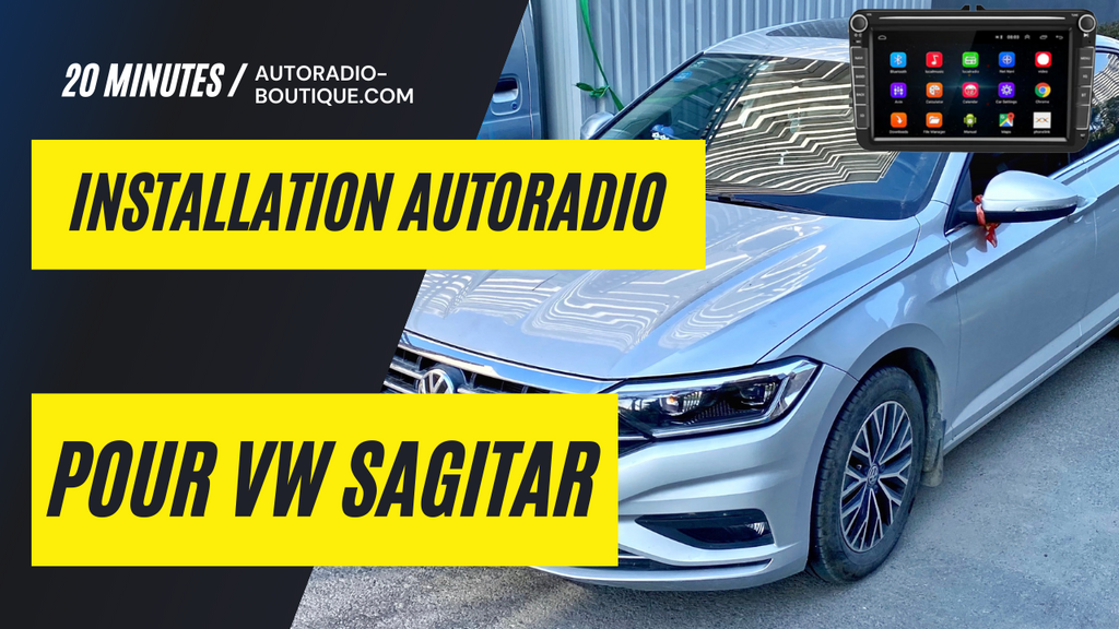 VW Sagitar car radio installation tutorial 