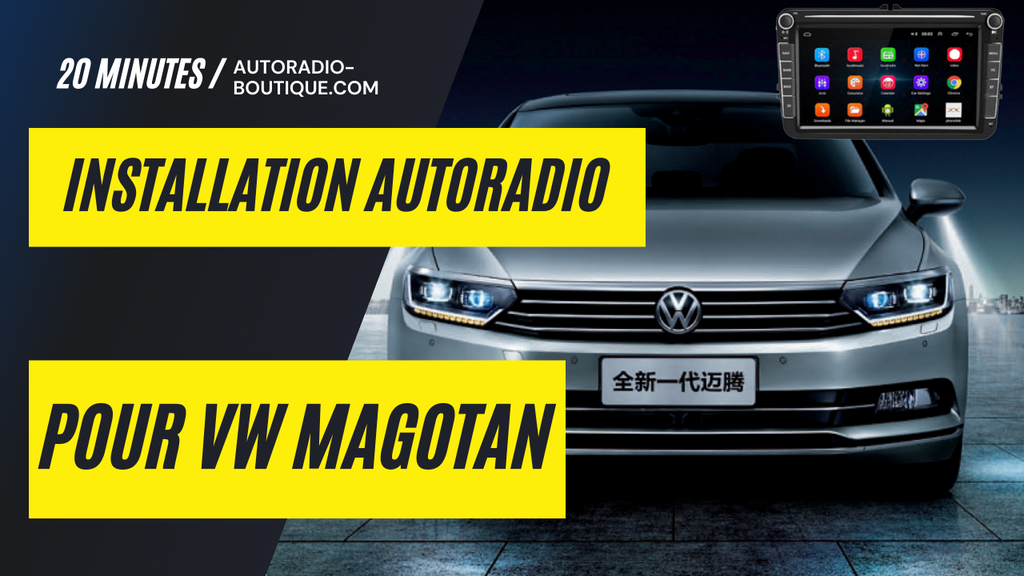 Car radio installation tutorial for VW Magotan 