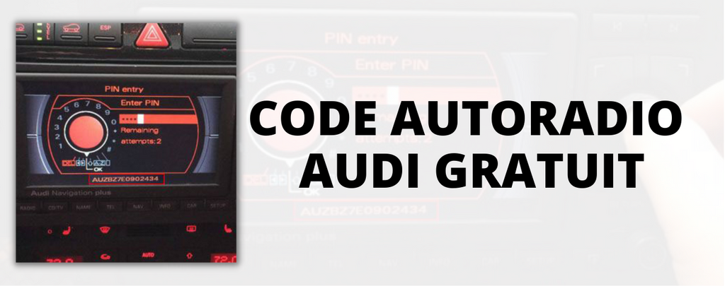Kostenloser Audi Radio Code für Audi A3 2003-2009