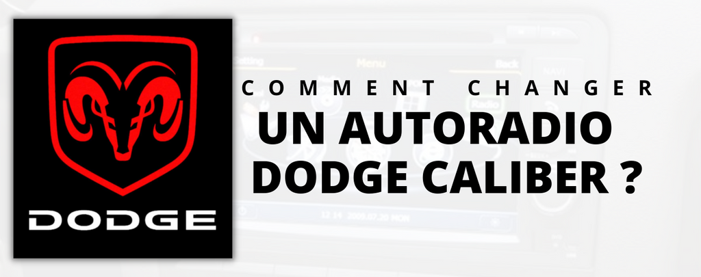 How to change the car radio of a Dodge Caliber?