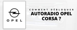 How to unlock Opel corsa car radio?