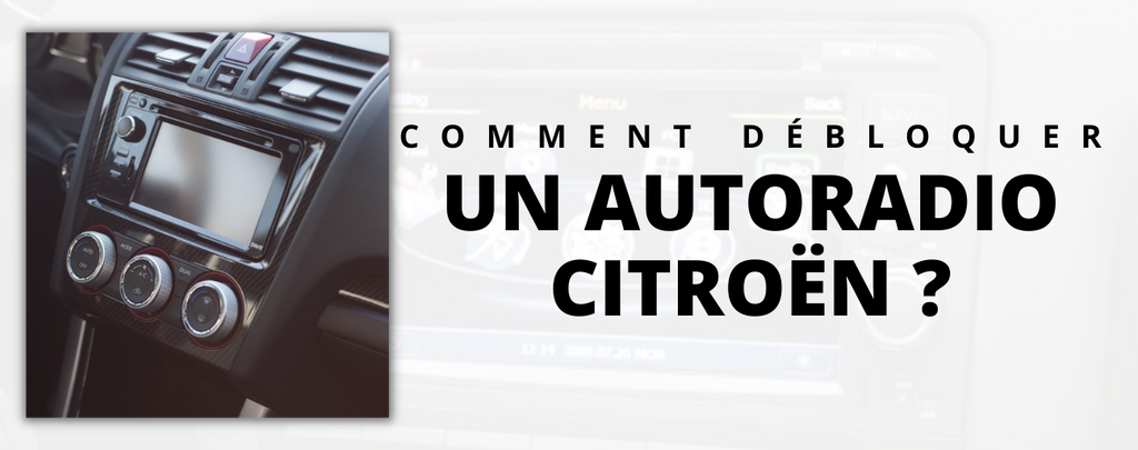 How to unlock a Citroën car radio?, radio-shop