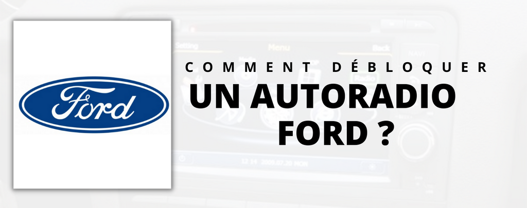 How to unlock a Ford car radio?