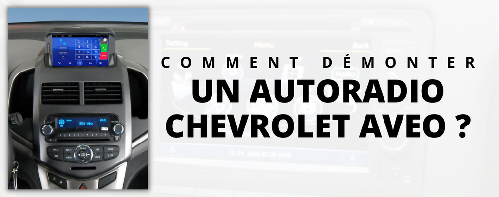 How to disassemble a car radio on Chevrolet Aveo?