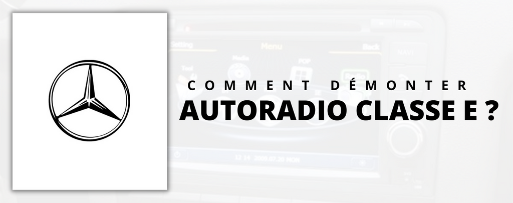 How to install a car radio on a Mercedes E-Class?