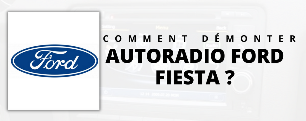 How to disassemble the Ford fiesta car radio?