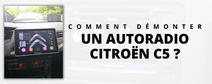 How to disassemble a car radio on Citroën C5?