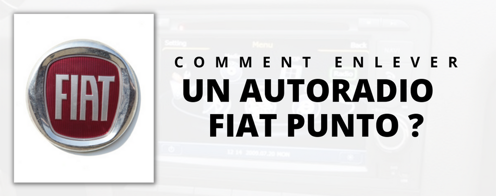 Comment enlever l'autoradio d'une Fiat Punto ?