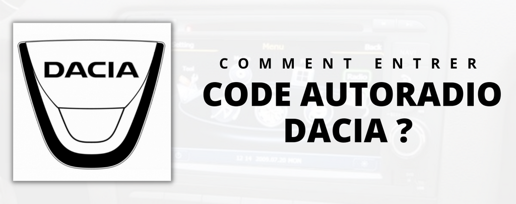 Wie gebe ich den Autoradio-Code eines Dacia ein?, Radiogeschäft