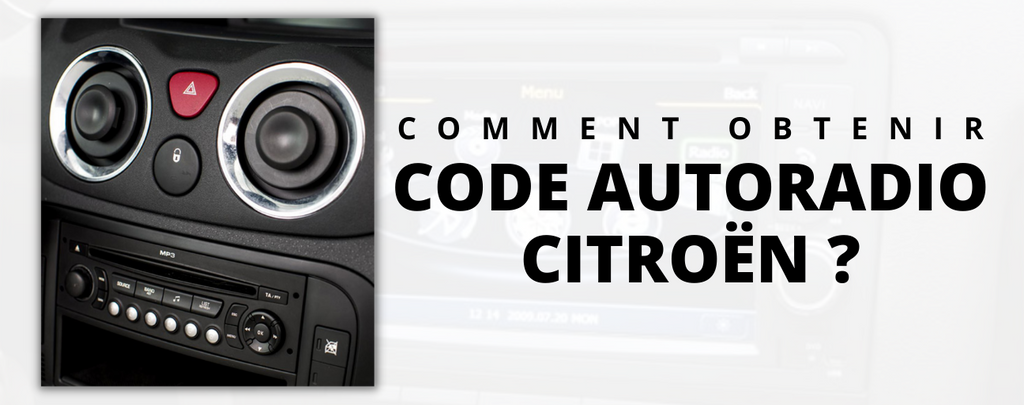 How to get the car radio code of a Citroën?, radio-shop