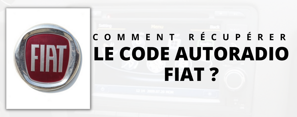 How to recover the Fiat car radio code?