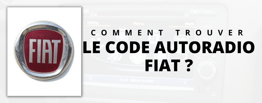 How to find the Fiat car radio code?
