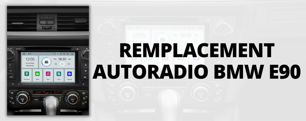 Bmw E90 car radio replacement