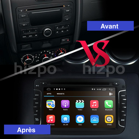 Autoradio Android 10.0 GPS pour Sandero
