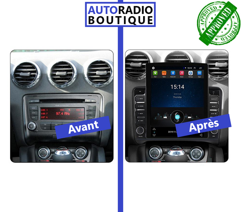 Autoradio Android AUDI TT MK2 2006-2014, autoradio-boutique