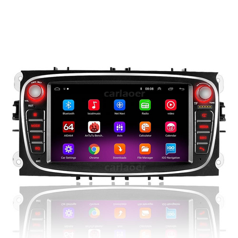 128gb Autoradio Android 12 Écran 2din Voiture Multimédia GPS Pour Ford Kuga  C-max Escape Autoradio Bt Navigation Stéréo Unité Centrale