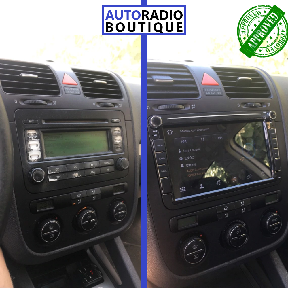 Démontage Autoradio pour 1997-2004 VW Golf 4 avec Android 4.4 Quad-core GPS  Navigation DVD MP3 MP4 Blluetooth – installation autoradio gps