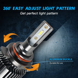 2x Ampoules LED 9006/HB4 6000K 12V