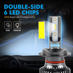 2x Ampoules LED 9006/HB4 6000K 12V