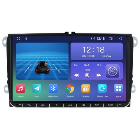 Car radio Android 10.0 Multimedia GPS<br> Jetta 2005 to 2013